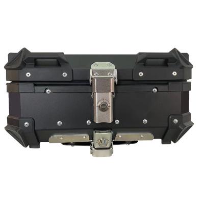 China Durable Factory 25L Black Alloy Durable Aluminum Scooter Case Top Source Trunk for sale