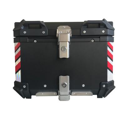 China Hot 2022 Universal Aluminum Top Tail Box Delivery Storage Durable Crate Motorcycle Rear Boxes for sale