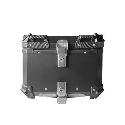 China Newest Durable Black 45L Custom Gear Lock Top Case Luggage Motorcycle Tail Box For Bike for sale