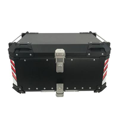 China Motorcycle Tail Box 65L Motorcycle Aluminum Alloy Tail Box Motorcycle Top Box Top Case for sale