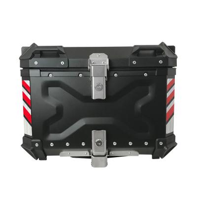 China Motorcycle Tail Box 55L Motorcycle Aluminum Alloy Tail Box Motorcycle Top Case X for sale