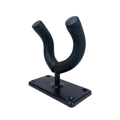 China High Quality Hook Black GUITAR Wall Mount Holder Adjustable Acoustic Guitar Wall Hanger for sale