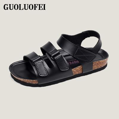 China Cushioning Women's Cork Sandals Summer 2020 New Arrival Europe And America Slides Slippers for sale