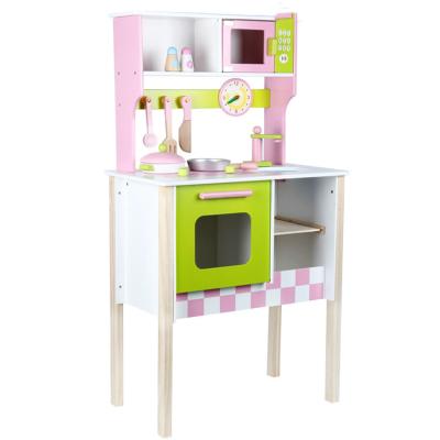 China Wooden Wooden Play Kitchen Set For Kids Pretend Cooking Toys T65644 for sale