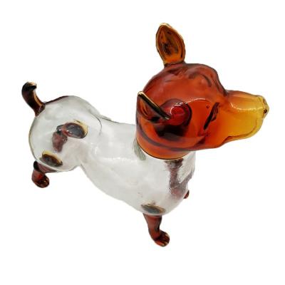 China Eco-friendly Wine Glass Stands Full 750ml Dog Wine Bottle Animal Wine Glasses for sale