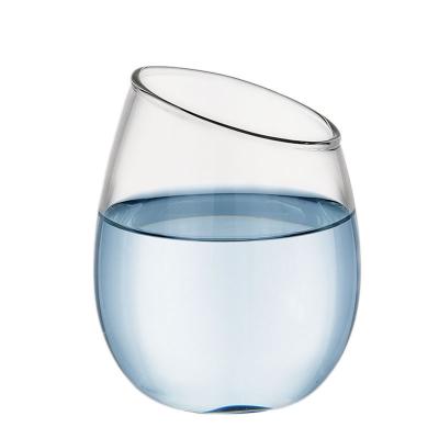 China Heat Resistant 360ml Cocktail Martini Glass Mug For Drinkware Size Transparent Customized Type Wine Color Feature Weight Place for sale