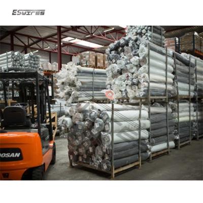 China Corrosion Protection Four Post Galvanized Steel Fabric Mat Roll Storage Stacker Steel Racks for sale