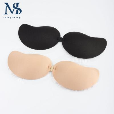 China Wing Shape Self Adhesive Lace Silicon Comfortable Invisible Gathering Bra Wedding Dress Underwear Breathable Sports Invisible Underwear for sale