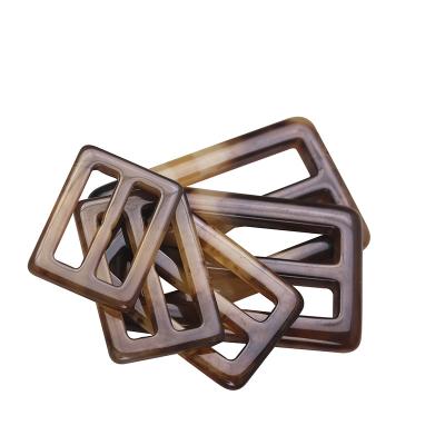 China 1Pc Nickel Free 50mm Buckle For Clothes Scarf Adjust Buckle T-shirt Garment Accessories Tie Slips Wire-Shaped Strap for sale