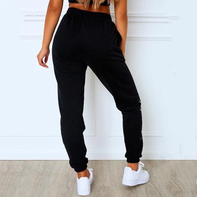 China Women's QUICK DRY High Waisted Sweatpants Solid Color Drawstring Pants Casual Sportwear Joggers Trousers for sale