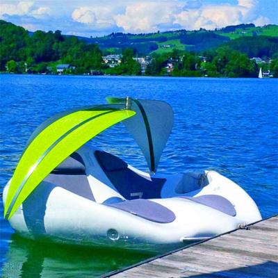 China Warter Sports 2020 Motors Adult Electric Boat Plastic Adult Electric Boat Can Laundry On Boat for sale