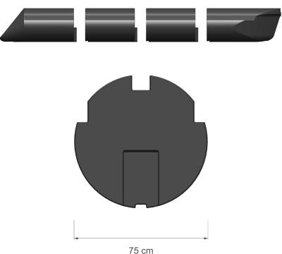 China Home Marine Hardware Deck/Water Fittings Easy Install To Float Plastic Pontoons For Houseboat Boathouse Movable Pontoon Tubes for sale