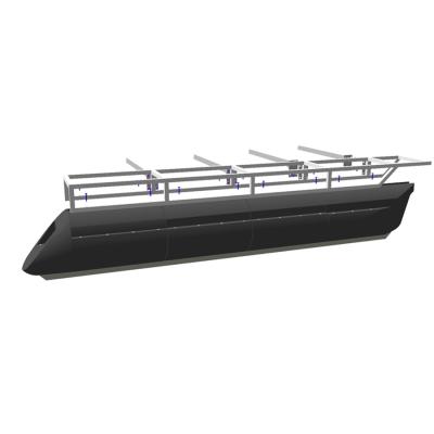 China Marine Hardware Fittings Cheap Plastic Deck Home Boat Pontoon Deck/Water Boat Pontoons for sale