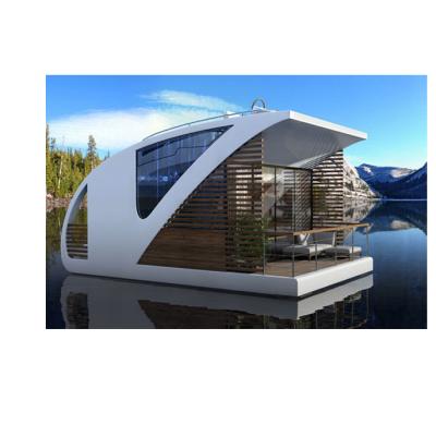 China Modern Modular Floating Hotel Water Houseboat Mobile Sea Driving Houseboat for sale