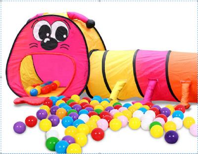 China Easy Foldable Kids Play Tent Larva Play Tunnel For Kids And Children Outdoor Playset for sale