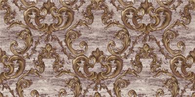 China Room Decoration Deep Embossed Wallpaper Washable European Style Wall Covering for sale