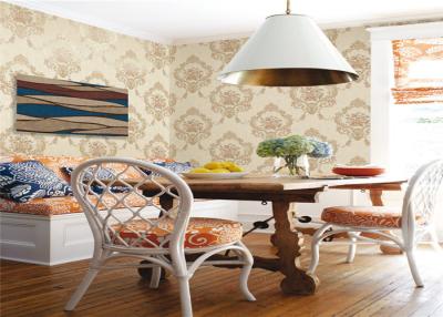 China Embossed Peel And Stick Removable Wallpaper For Room Interior , PVC Material for sale