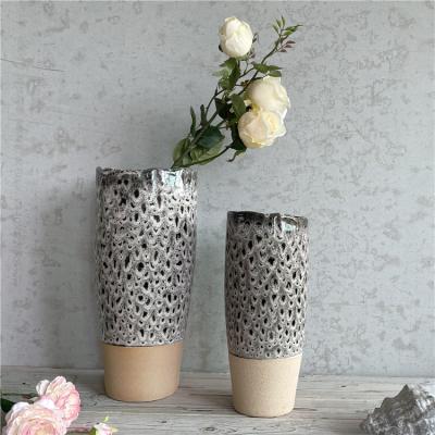 China Modern Creative Modern Desktop Nordic Home Decorative Porcelain Vase Ceramic Tall Flower Vase for sale