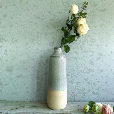 China Nordic large ceramic vase modern home wholesale modern tabletop decoration flower vases for wedding decoration for sale