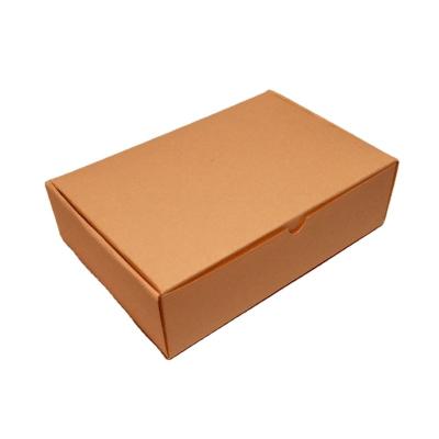 China Handmade Wholesale Custom Small Shipping Boxes Logo Brown Personalized Kraft Paper Cardboard Shipping Boxes for sale