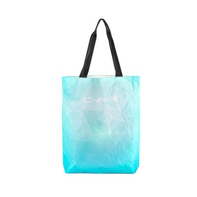 China 100% eco-friendly quality wholesale logos printed custom casual shopping tyvek paper tote bag for sale