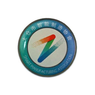 China Europe VastGifts Logo Offset Printing Epoxy Lapel Custom Made High Quality Wholesale Pin Metal Badge For Activity for sale