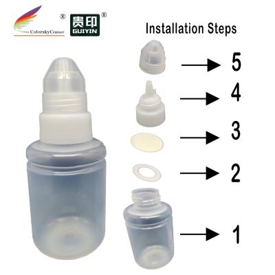 China PP LDPE CS-BC140 Squeezable Empty Bottle For CANON GI-490 GI-790 PGI-890 GI490 Pixma G1000 G1100 G1400 G2400 G3400 G2000 G3000 140ML for sale