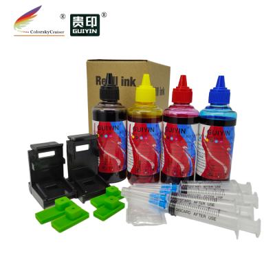 China Compatible Dye Refill Ink For HP 98 93 95 Deskjet D4145 D4155 D4160 D4163 D4168 Inkjet Printer 100ml In Bottle uA bkcmy for sale