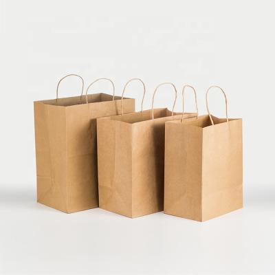 China Recycled Materials LOKYO Custom Logo Printed Reusable Cups Takeaway Containers Bubble Kraft Paper Bag With Twisted Handles for sale