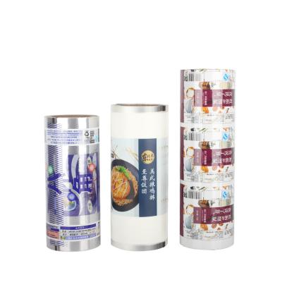 China LOKYO Recyclable Wholesale Plastic Custom Food Packaging Roll Film Logo Aluminum Foil Roll Film Lamination Film In Rolls For Bags for sale