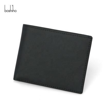 China 2021 Best Selling RFID Boshiho short rfid blocking men wallet leather wholesale for sale