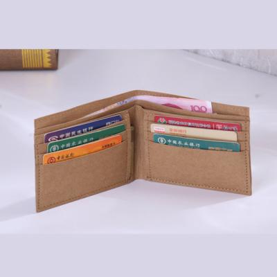 China Boshiho Customization Washing Paper Wallet Dropshipping Customization Washing Paper Wallet Money Credit Card Holder Wallet for sale