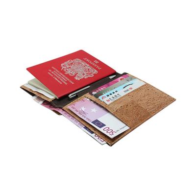 China Custom Passport Cover BOSHIHO Custom RFID Blocking Travel Passport Cover Holder Credit Card Holder Passport Cases for sale