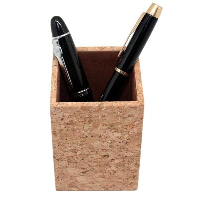 China BOSHIHO Cork Office Home Custom Style Custom Pen Holder Cork Pencil Brush Pot Pen Holders for sale