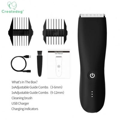 China Hot Selling Createdog Car Hair Trimmer Shaver Tool For Men Body Hair Trimmer Quiet Hair Trimmer for sale