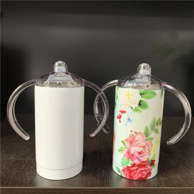 China Viable Ready To Ship Infan Oily Nipple 12oz 360ml Sippy Straight Insulated Mug For Dye Sublimation Heat Press for sale