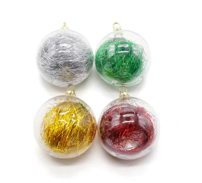 China Christmast Ornament Unbreakable Craft Christmas Tree Decorations 4cm 6cm 8cm DIY Hanging Ball For Blank Sublimation Transfer for sale