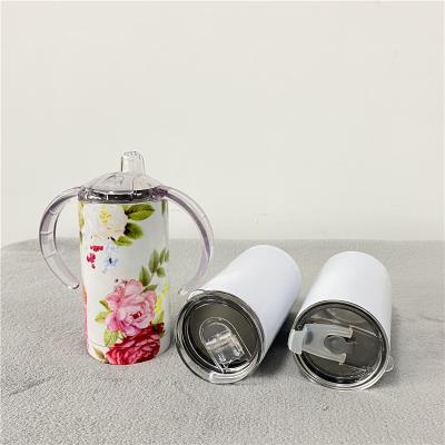 China 12oz DIY Sublimation DIY Kids White Empty Baby Viable Kids Vacuum Tumbler Mugs Cups For Hot Cold Drinks for sale