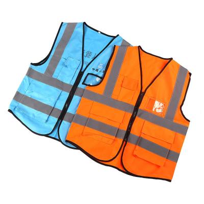 China Sale High Visibility Construction Safety Reflective Vest Warm Breathable Safety Reflective Vest for sale