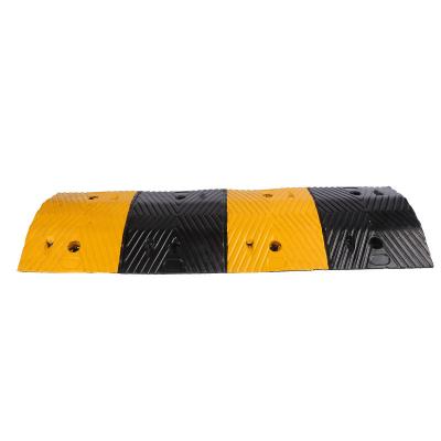 China Durable High Impact Resistance Rubber Driveway Safety Speed ​​Bump For Car Parking for sale