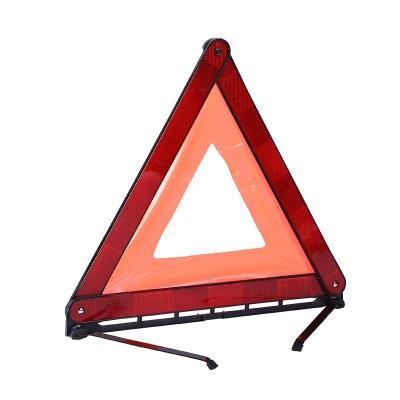 China Durable Foldable Thoughtful Tool Car Emergency Favor Price Warning Triangle With Reinforced Cross Base for sale