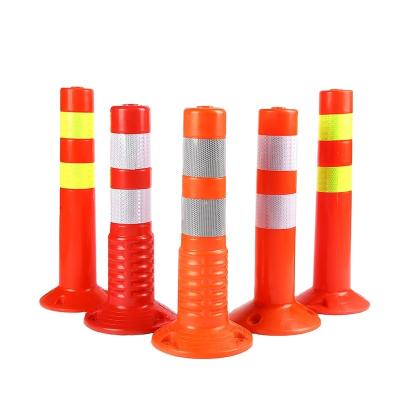 China Durable Cheap Modern Plastic Protective Device Traffic Road Bollard Product Road Safety Warning Post for sale