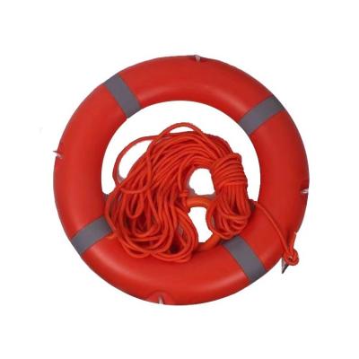 China Durable Manufacturers Wholesale Marine Lifebuoy Adult Lifesaving Swimming Ring Solid Rescue Eva Life Beacon for sale