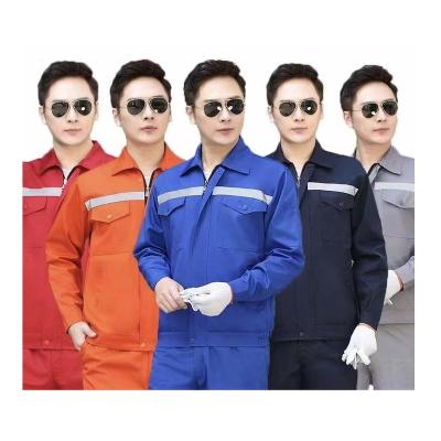 China No Ball Workwear Manufacturer Machine Repair Workers Use Work Clothes Anti-Static Construction Work Clothes Set for sale