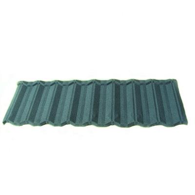 China 1290 * 370 Mm Long Life Roof Tile Stone Coated Metal Roofing Tile for sale