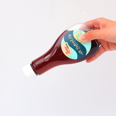 China Hot Selling Sauce Maysure 260ml Square Shape Empty Fresh Plastic Squeeze Bottle For Sauce Jam Packaging for sale