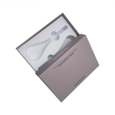 China Custom Recycled Materials Logo Matte Luxury Rigid Paper Cardboard Cosmetics Gift Box Packaging for sale