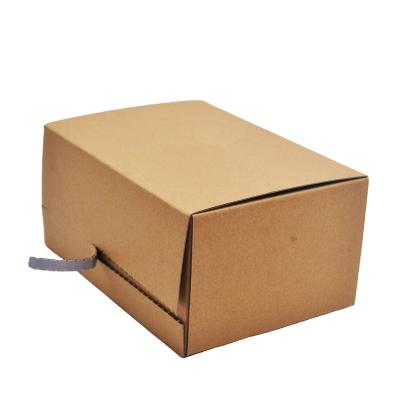 China Custom Logo Recycled Materials Kraft Paper Corrugated Self Seal Mailer Box With Adhesive Tapes And Tear Strips Open Shipping Box for sale