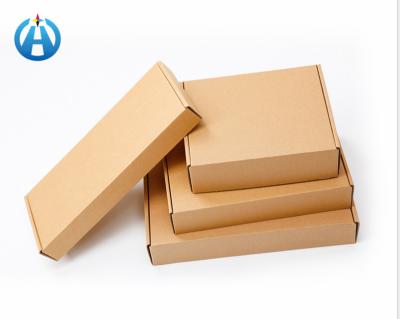 China Eco-friendly Custom Brown Logo Customized Storage Box Recycled Materials Kraft Paper Box Mailing Box for sale