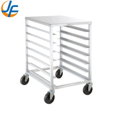 China Rk Bakeware China Foodservice NSF Aluminum End Load Undercounter Prep Top Sheet Bun Pan Rack for sale